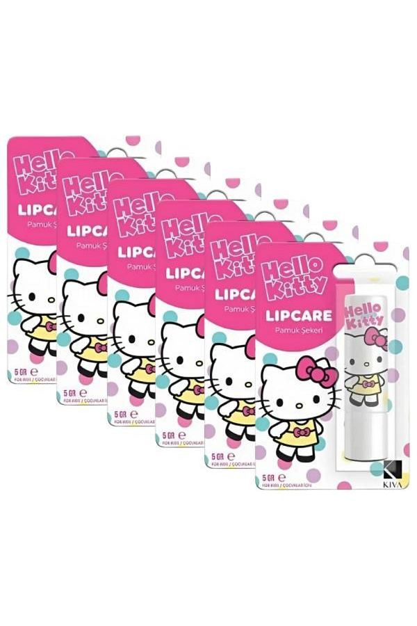 Hello Kitty-Lipcare Cotton Candy - Lip Protector, 5 g (6 Pieces) 1