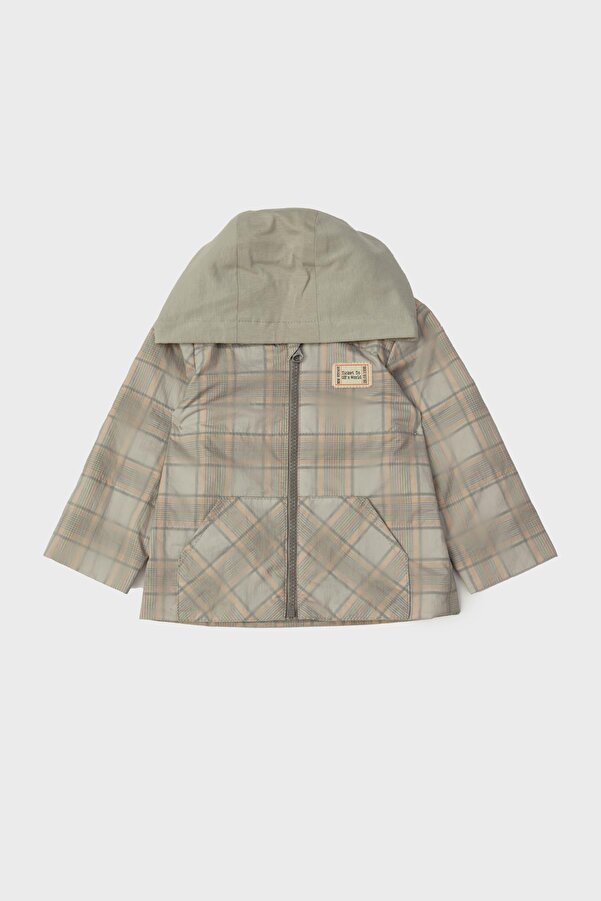 GB Baby Bg Store Erkek Bebek Ekose Yağmurluk