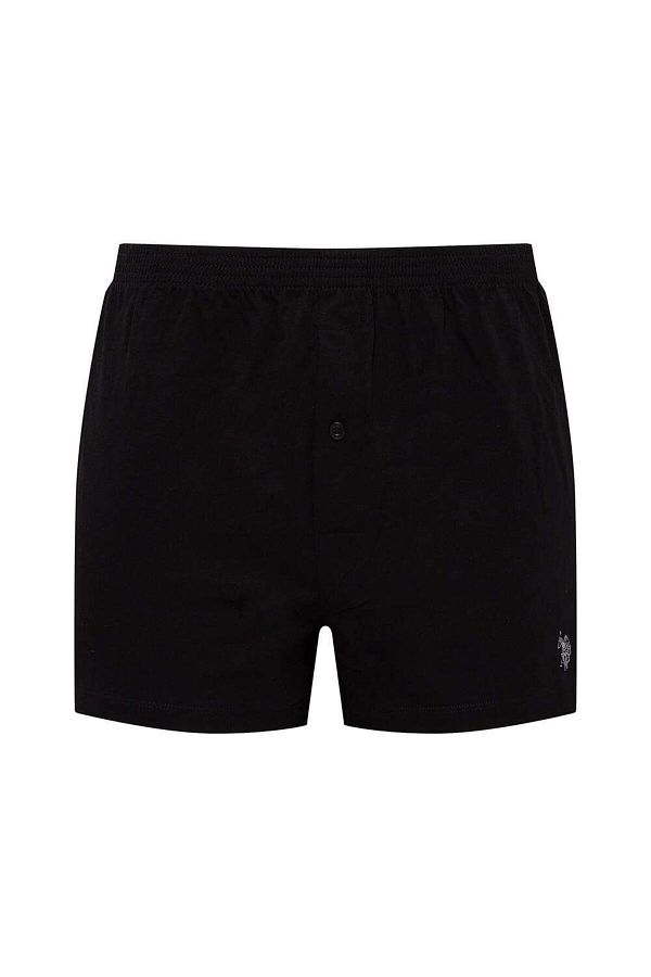 U.S. Polo Assn.-Men's Black Boxer Shorts 1
