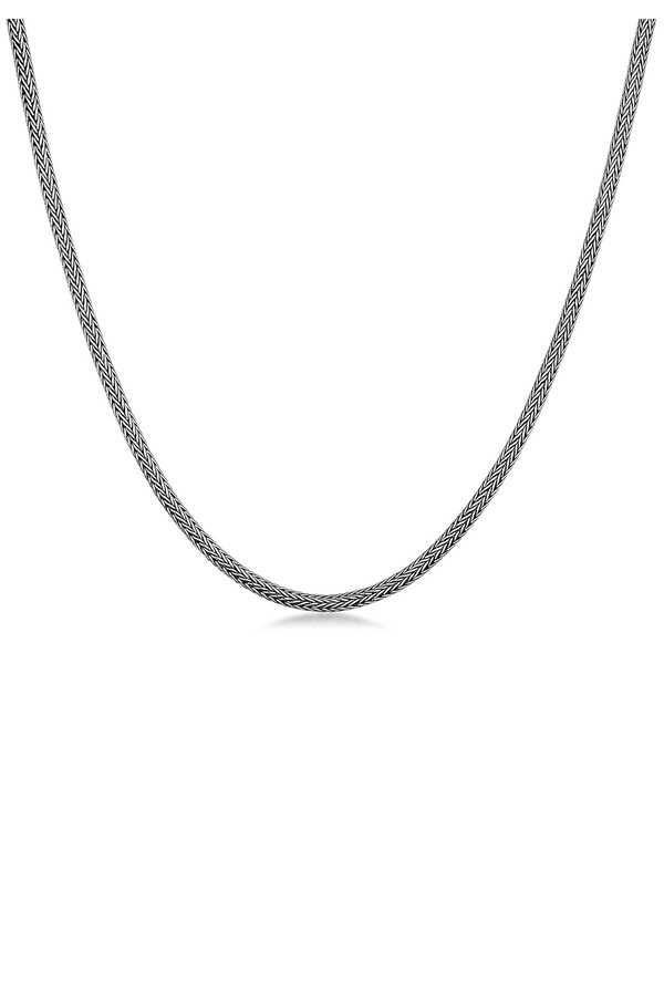 KUZZOI-Halskette Buddha Weizenkette 925 Sterling Silber 1