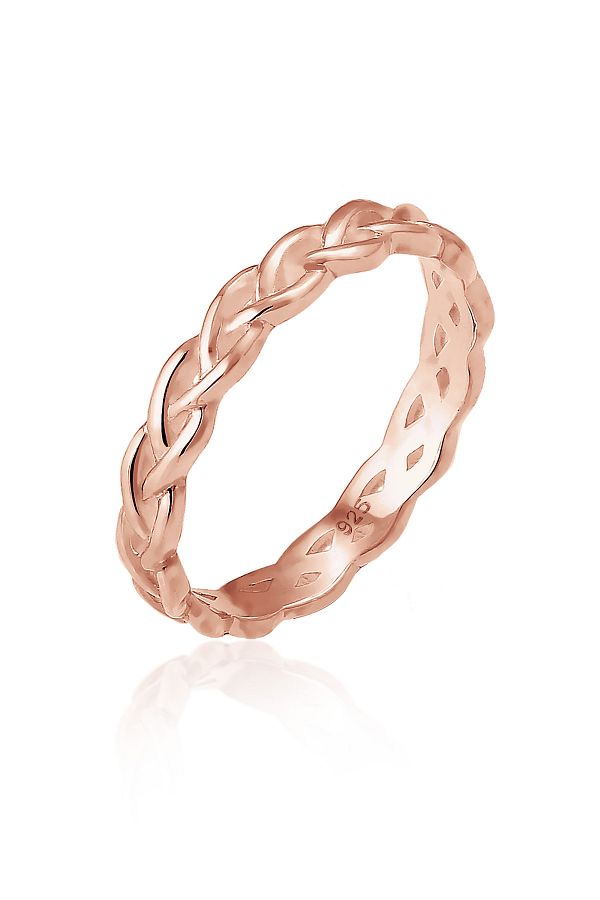 ELLI-Inel din argint 925 - Nod infinit împletit pentru femei Trend 1
