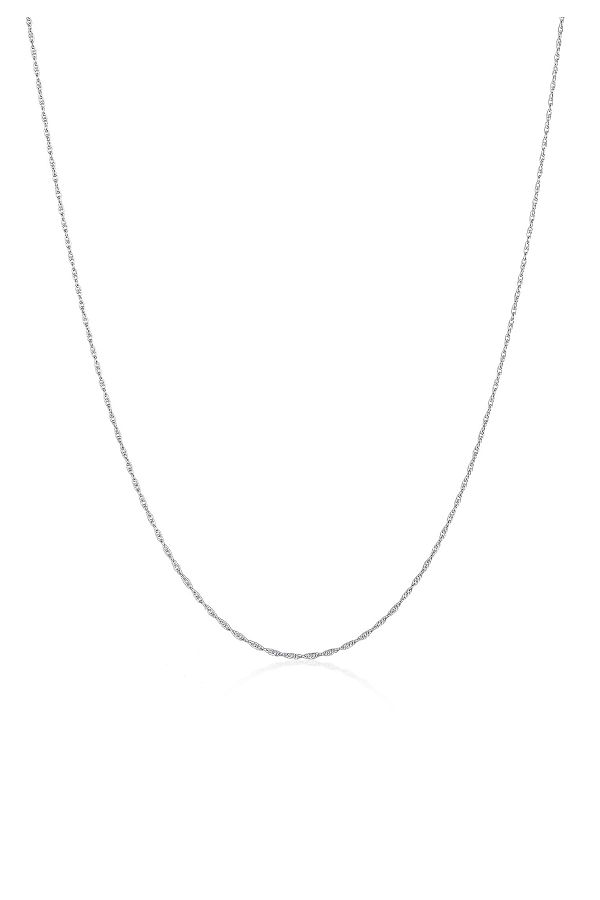 KUZZOI-Halskette Herren Basic Links Gedreht Aus 925 Sterling Silber 1