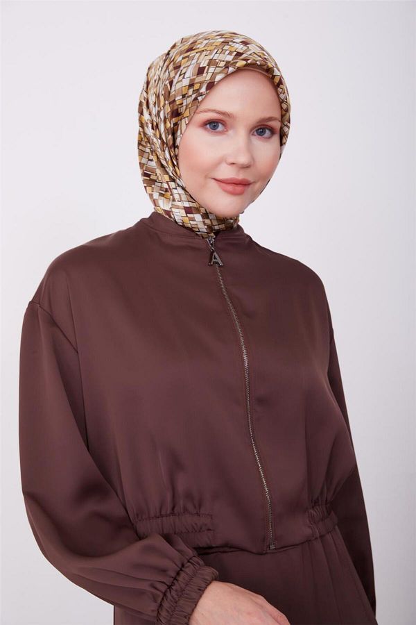 Armine-Dark Bomber Jacket and Pants Set - 23K6650 1