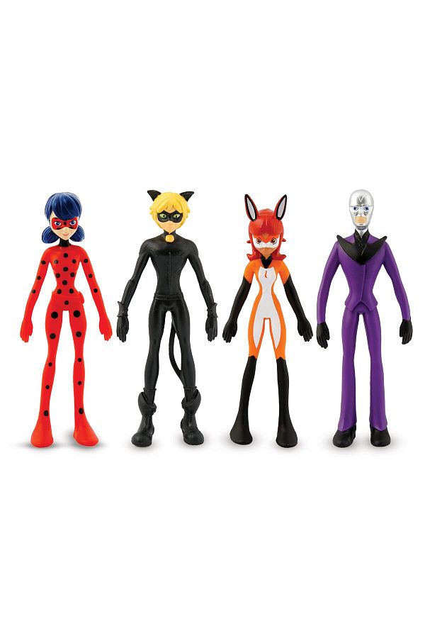 TCGtoys-TCG Toys Bend-Ems - Miraculous Ladybug | Bendable, Posable Action Figures | Collectible Toys 1