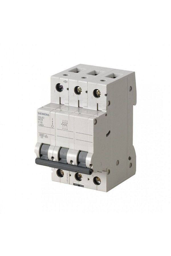 Siemens-5Sl6325-7Ya 25A 3 Phase 5Sl Classic Switch Automatic Fuse 6Ka C Type Slow Character 1