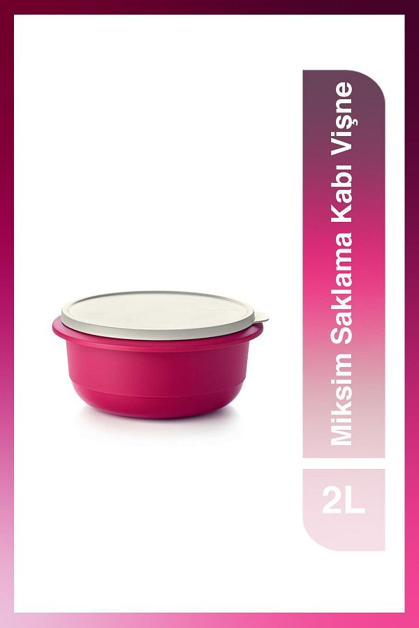 Tupperware-2 Lt Cherry Mix Food Preparation and Storage Container 1