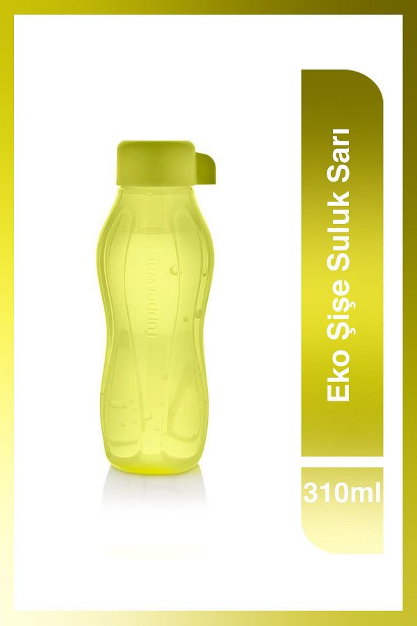 Tupperware-Eco Yellow Bottle Drinker and Flask - 310ml 1