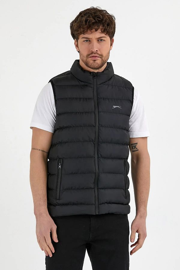 Slazenger Blank Men s Vest Black Trendyol