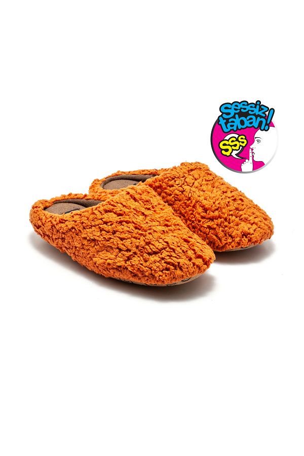 Twigy-Yeti Women's Waiter Size House Slippers Orange 35/40 1