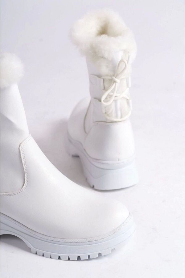 White sheepskin boots new arrivals