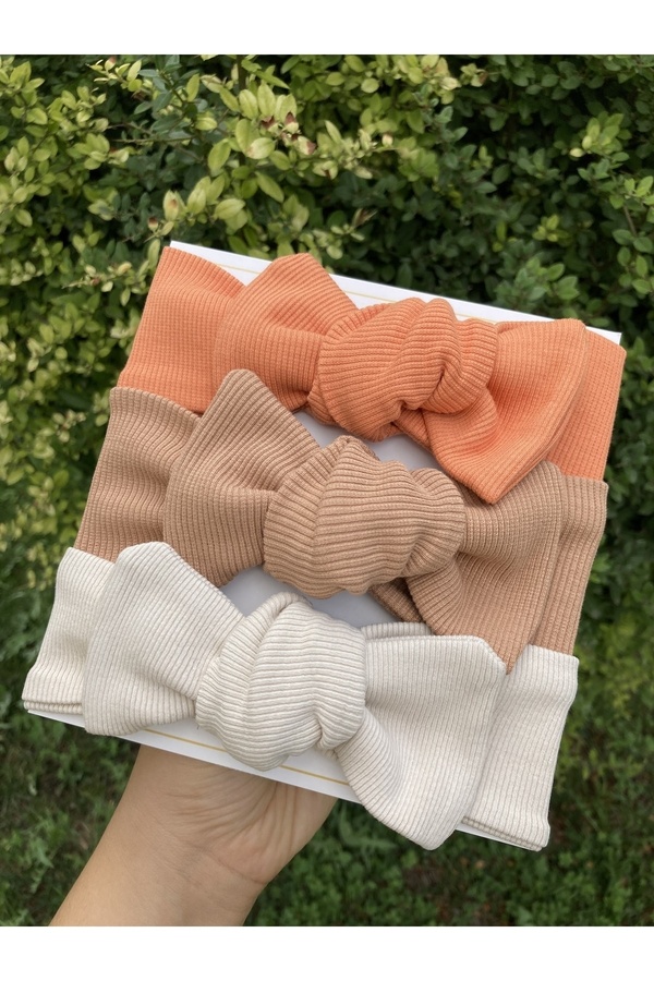Fns butik Kız Bebek 3lü Ribana Bandana