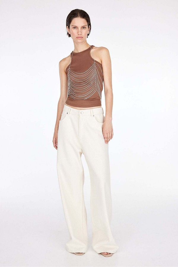 H&M-Ribbed vest top 1