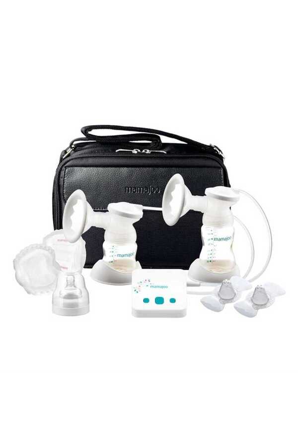 Mamajoo Emzirme Seti | Termal Çanta Hediyeli Elektrikli USB Çiftli Göğüs Pompası 250 ml