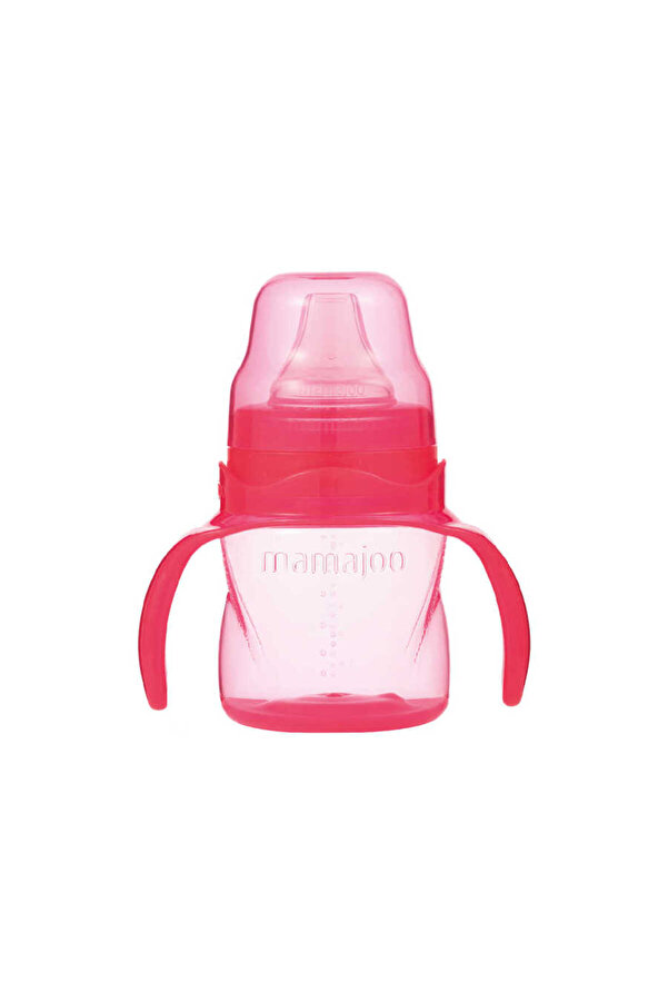 Mamajoo Yumuşak Uçlu Kulplu Eğitici Bardak 160 Ml Pembe 6 Ay+