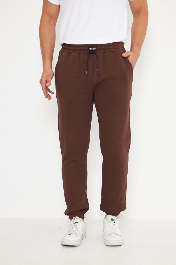 ESP NA Men s 3 Thread Fleece Pocket Sweatpants Trendyol