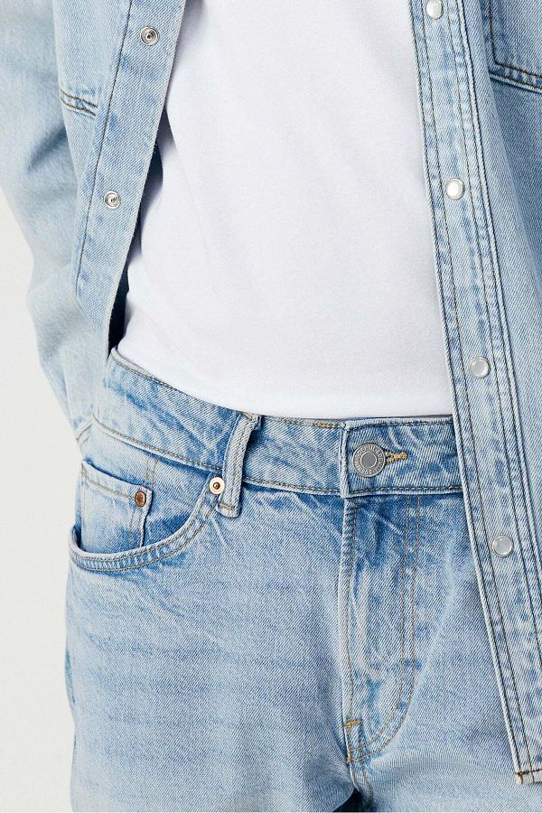 H&M-بنطال جينز ضيق عادي 1