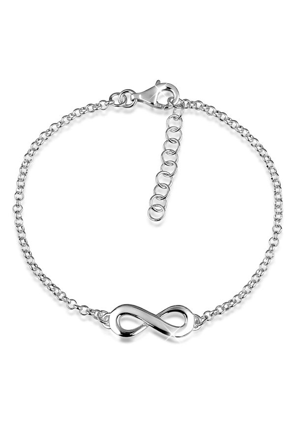 Nenalina-Armband Unendlichkeitssymbol 925 Sterling Silber 1
