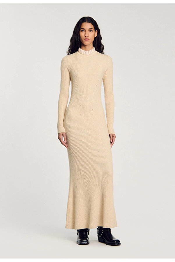 SANDRO Knit Maxi Dress- Trendyol