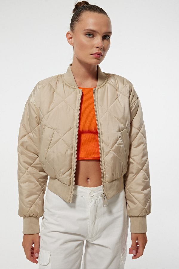 Bomber jacket polyester online