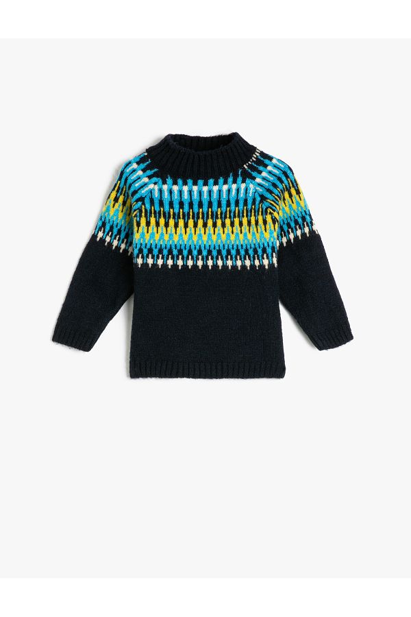 Koton-Baby Boy Multicolor Sweater 1