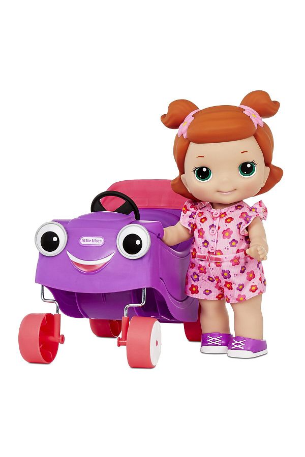 Little Tikes Lilly Cozy Coupe Doll Toy Car Opens Closes Doors Rolling Wheels Toddlers 3 Trendyol