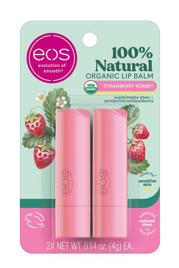 Eos-Strawberry Sorbet 2 Pack Lip Balm 2X4Gr 1