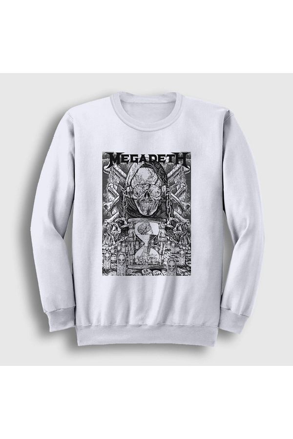 Presmono-Φούτερ Unisex White Time Megadeth 66202tt 1