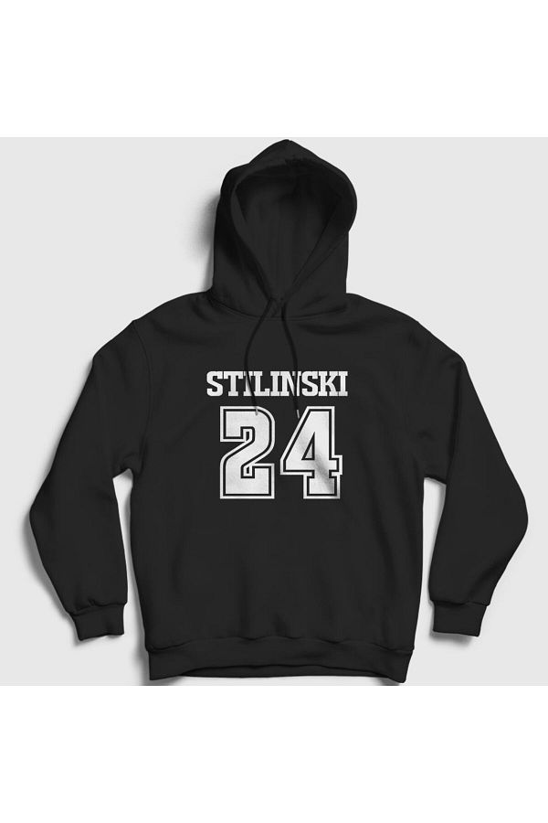 Presmono Unisex Black Stiles Stilinski Series Teen Wolf Hooded Sweatshirt341037tt Trendyol