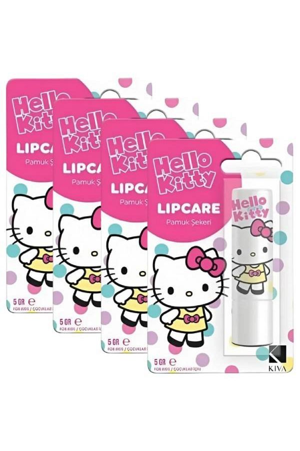 Hello Kitty-Lipcare 5 Gr (4 Pieces) - Lip Protector Cotton Candy 1