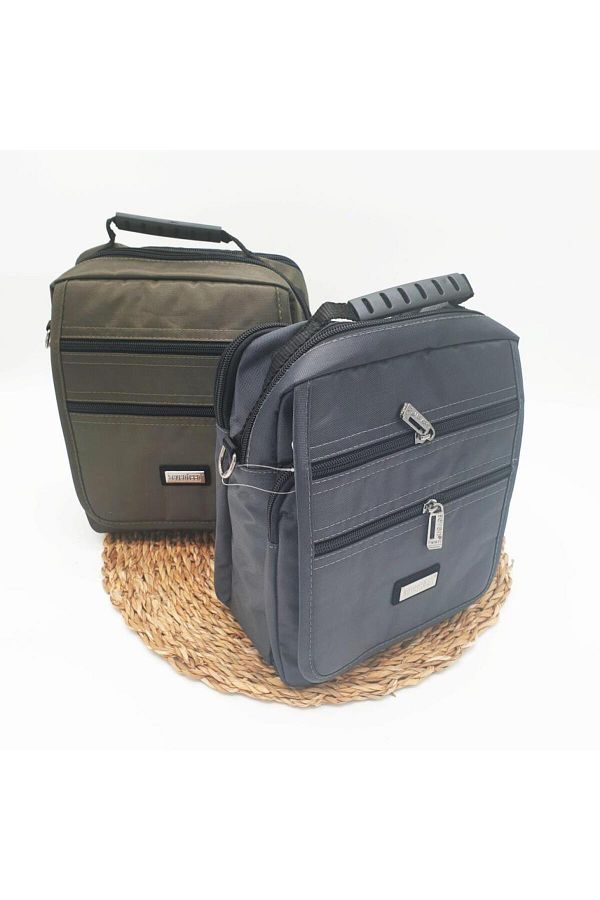 SEVENTEEN-Large Size Men's Handbag with Horizontal Zipper Model 1