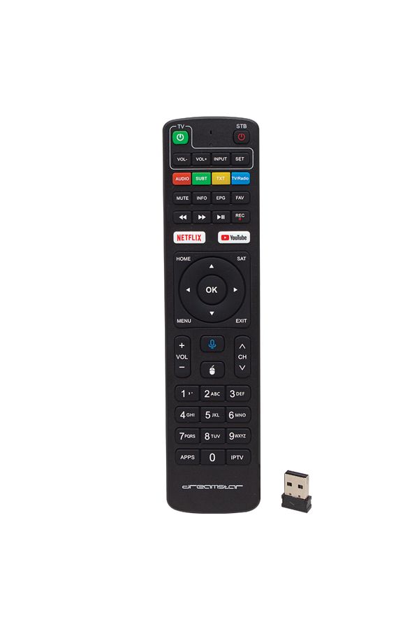 Drop Deposu-Dreamstar Android Netflix-Youtube Keyed Voice Controlled Tv Compatible Satellite Controller (Without Text) (4172) 1