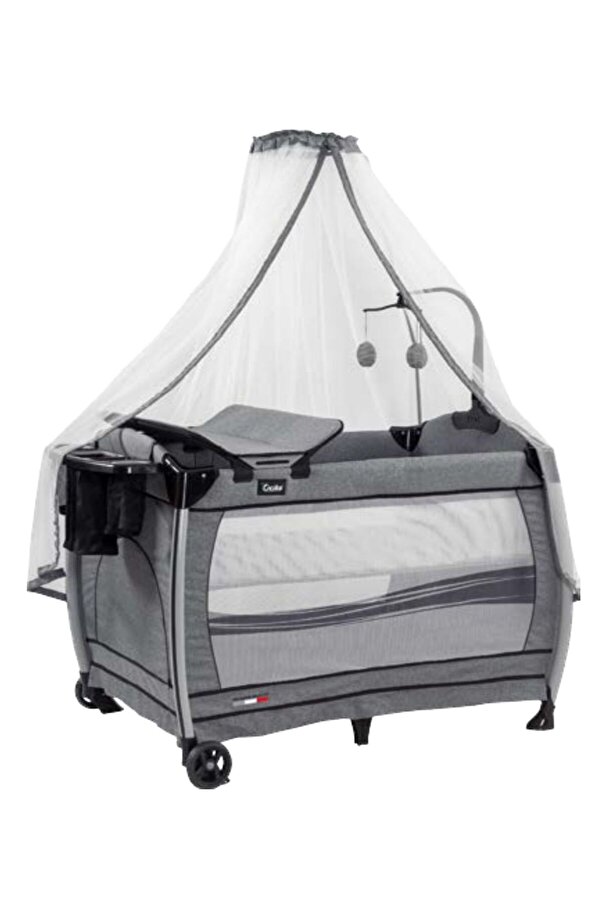 ÖYKÜ BEBEK DUNYASI VELAR TÜLLÜ  OYUN PARK BEŞİK ALTAÇMA+DÖNENCE+CİBİNLİK