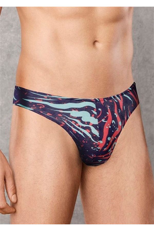 Doreanse-Zebra Patterned Men's String 1406 1