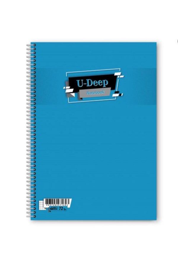 Umut-Notebook A4 Spiral 60 Sheets Lined A4 Notebook with Rings 60 Sheets Lined 1