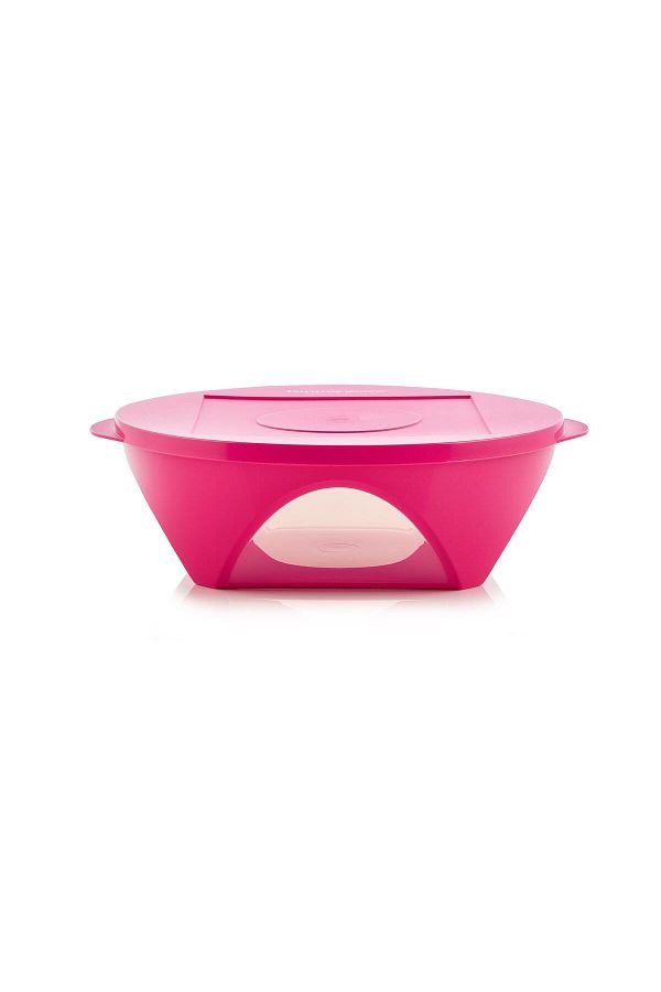 Tupperware-حاوية خدمة العاطفة الوردية سعة 2.5 لتر 1