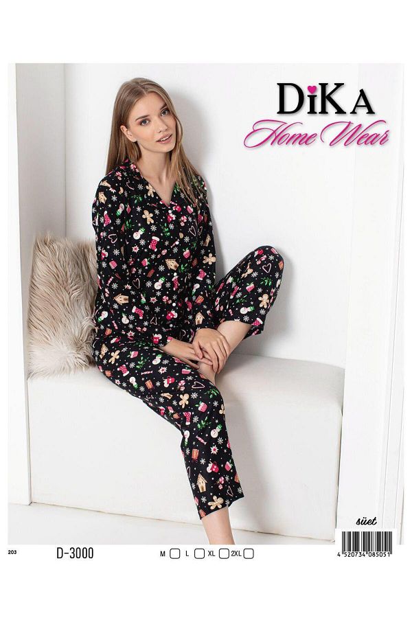 Dika Pyjamas Suit with Button Front Trendyol