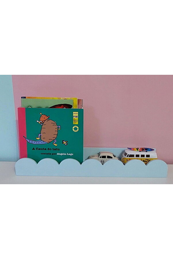 DesingbabyM 3'lü Renkli Montessori Bebek ve Çocuk odası duvar rafı/kitaplık/oda aksesuarı