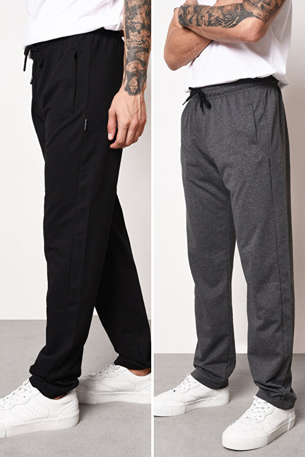 Trendyol Herren Gerade Jogger Normale Taille Hose Calzoncillos