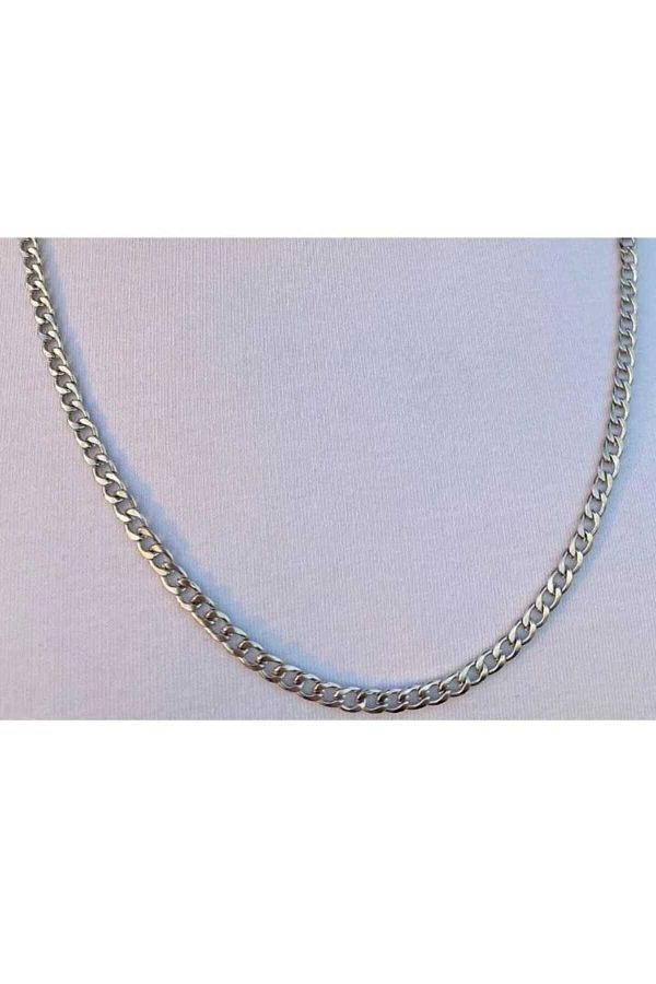 G Sport POLO-Men's Small Ring Steel Chain Necklace 1