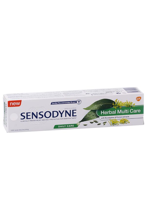Sensodyne-T.p 100 ml Herbal Multi Care (9189) --- سنسوداين معجون اسنان عناية متعددة بالاعشاب 100مل 1