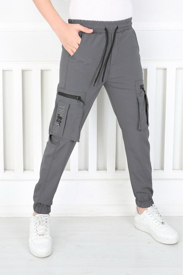 Pina Kids-بنطال كارجو باراشوت للأولاد PNT.5219 1