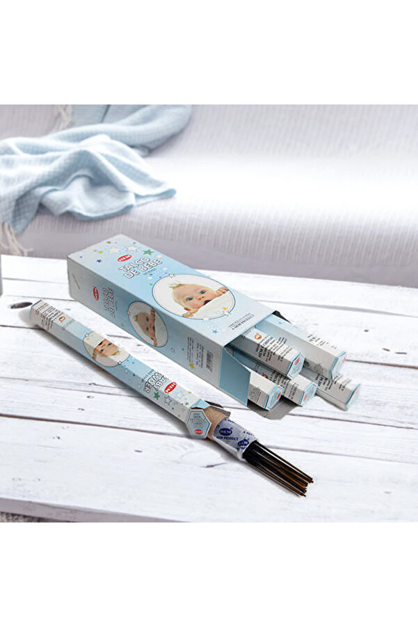 Hediye Kesesi Bebek Pudrası (BABY POWDER) Hexa 20'li Çubuk Tütsü