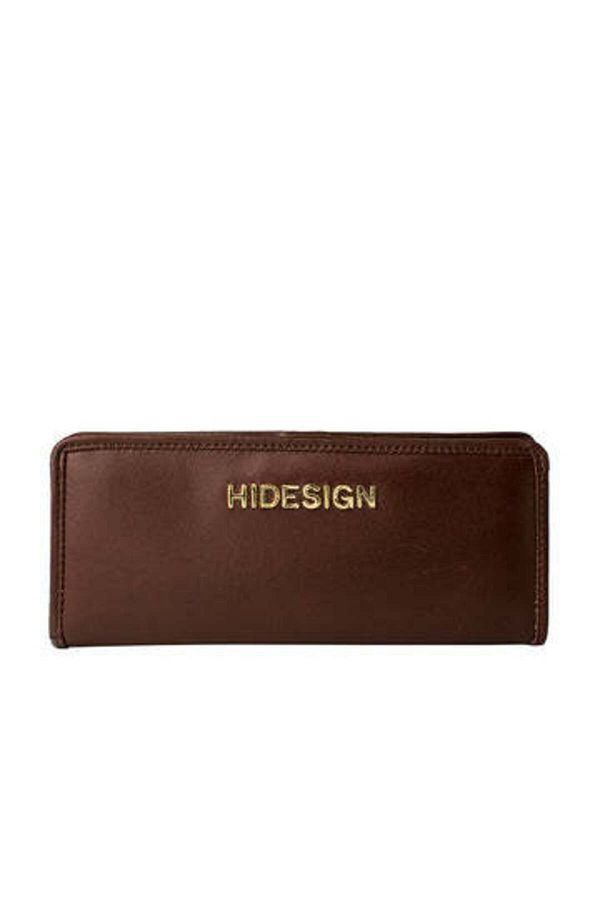 Hidesign-محفظة ASCOT W3 ثنائية الطي للرجال - جلد طبيعي، بني - تصميم كلاسيكي وعملي 1