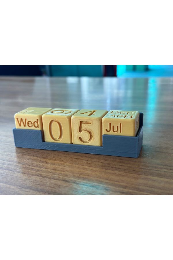 huni-New Business Office Gift - Block Calendar Desktop Cube Set 1