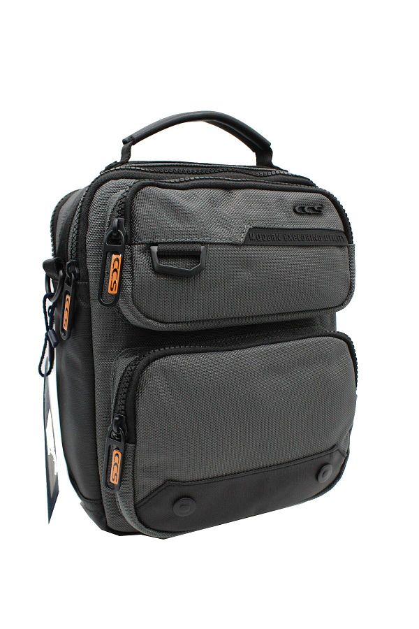 ÇÇS-Ççs 31251 - Grey Crossbody Messenger Bag with Tablet Compartment 1