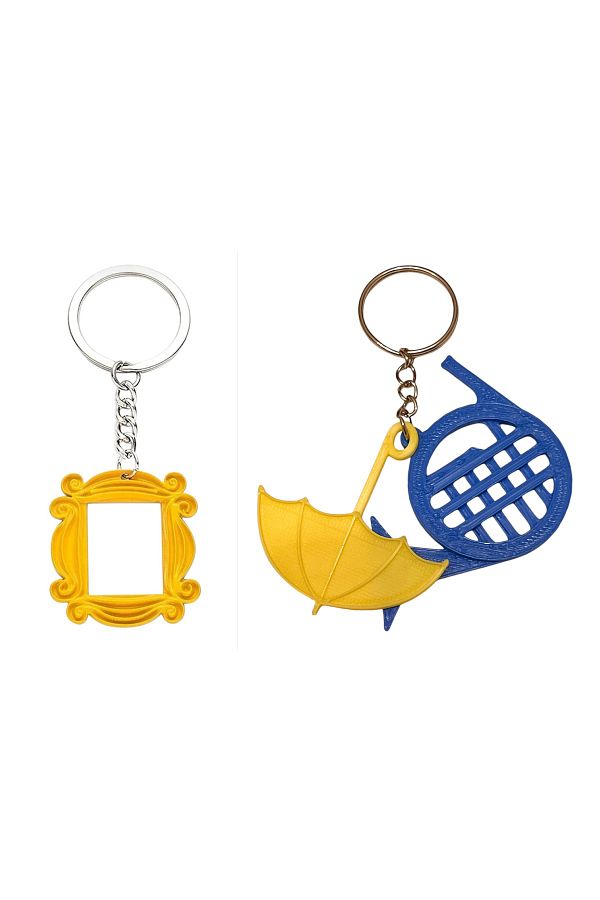 Bonolupo-How I Met Your Mother and Friends Monica Frame Keychain - Set of 2 1