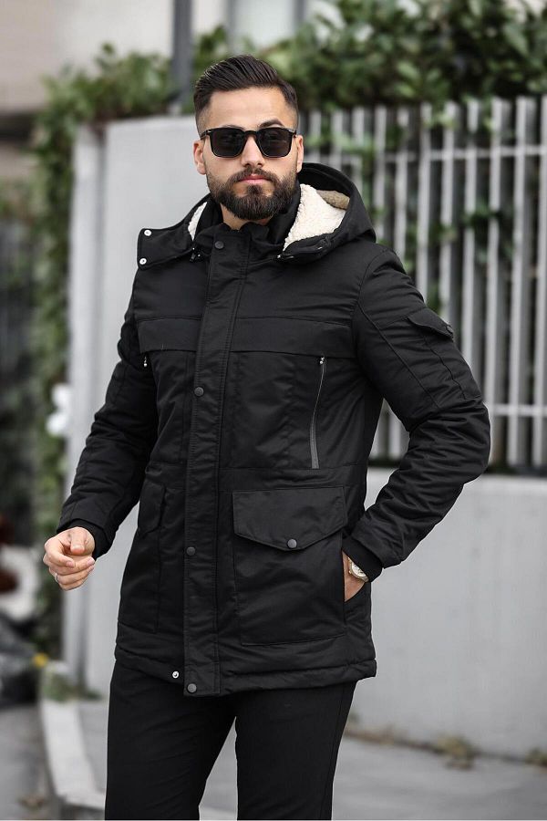 DOXGER-SEYYAR HOODED WINTER MEN'S COAT 1