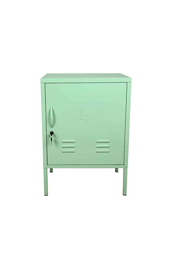 Larisa & Pumpkin Retro Locker Tek Kapaklı Mint Dolap