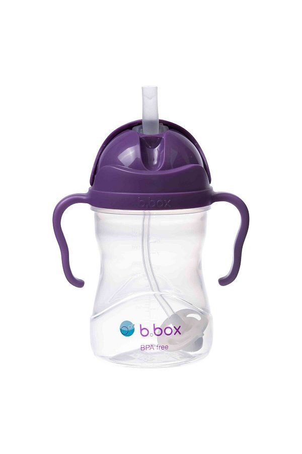 Bbox-بي بوكس - أرجواني 240 مل، كوب تدريب بقفل النقر لمدة 6 أشهر مع شفاطة مانعة للتنقيط، قطعة واحدة 1