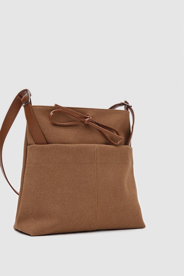 Suede messenger bag deals